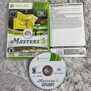 Tiger Woods PGA Tour 12 The Masters (Microsoft Xbox 360, 2011) Complete Golf